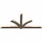 Ekena Millwork Redmond Smooth Timber Gable Bracket, Douglas Fir, 108"W x 49"H x 3 1/2"D x 5 1/2"F, 11/12 Pitch GBW108X49X0406RED00SDF - alternate 4